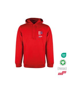Hooded sweater rood